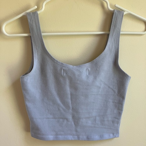 NWOT-Groceries Apparel Organic cotton cropped tank XS - Picture 2 of 4